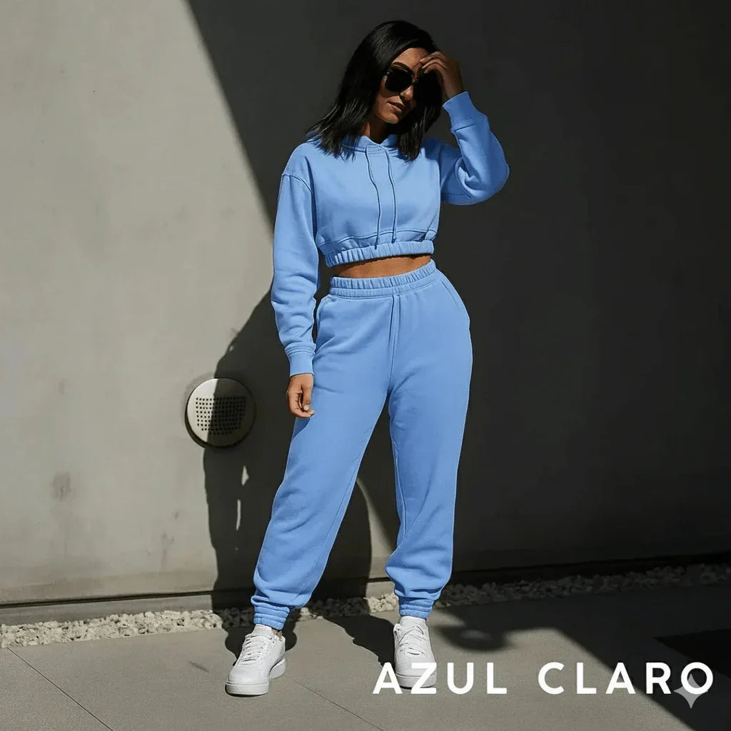 Conjunto Caderón mujer Buzo Top premium - TodoBacano