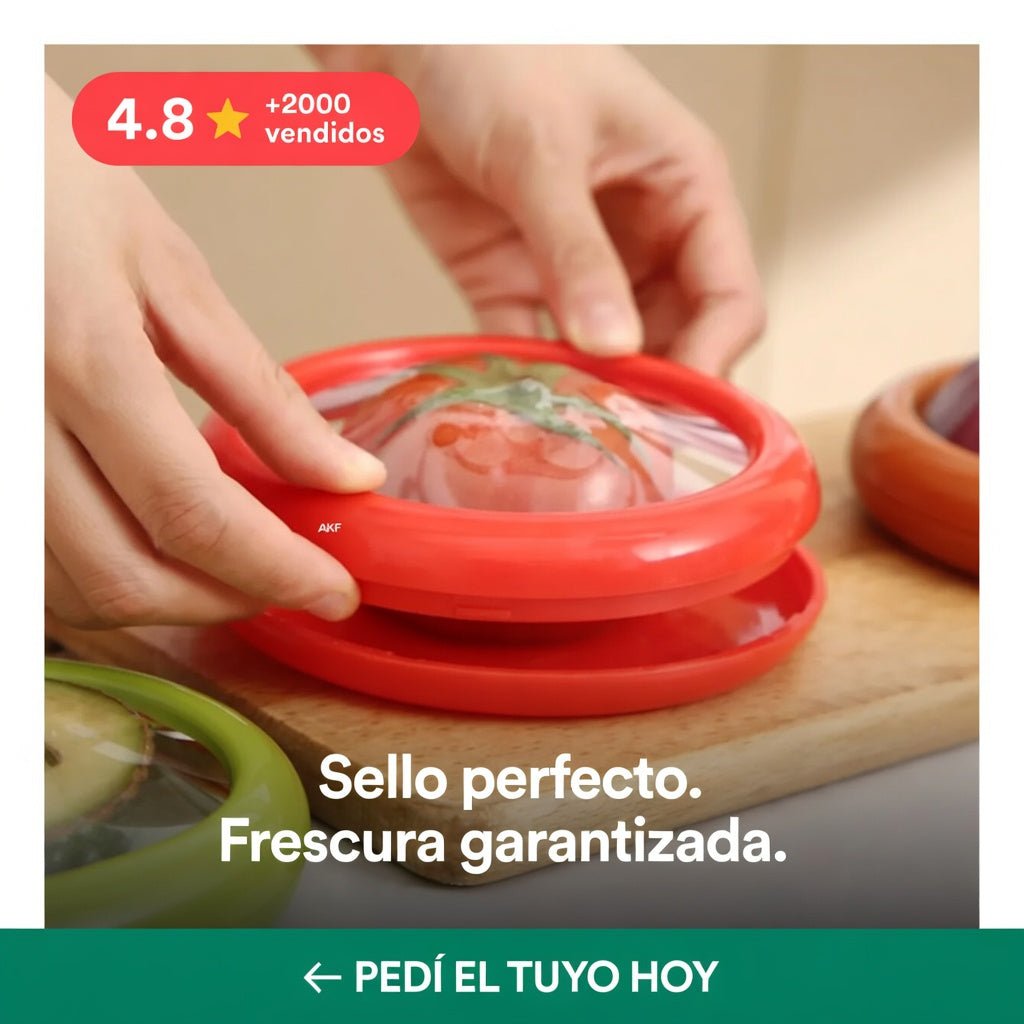 SET 4 CONSERVADORES DE ALIMENTOS - TodoBacano