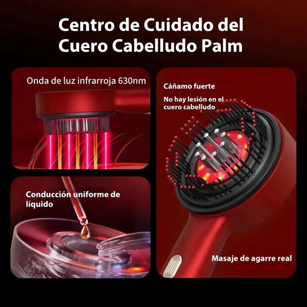 Cepillo de crecimiento capilar de 3 en 1 - TodoBacano