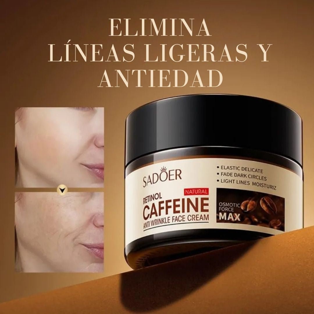 Crema Antiarrugas Con Retinol Y Cafeína 2X1 - TodoBacano